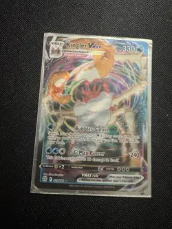 Kingler VMAX Holo Ultra Rare Pokemon TCG Card Brilliant Stars 029/172 - Image 1