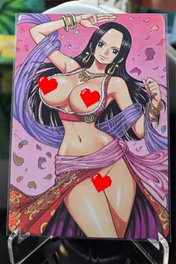 One Piece (Boa Hancock) - Double Sided - ACG Waifu Sexy Nude Trading Card OPCG - Image 1