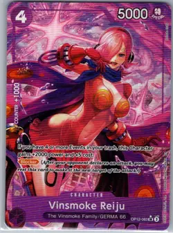 Vinsmoke Reiju (Alt Art) OP12-063 English Legacy of Master - One Piece Card - NM - Image 1