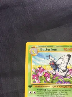 Pokemon Cards: Jungle 1st Edition Uncommon: Butterfree 33/64 - Image 2