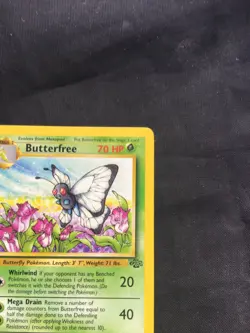 Pokemon Cards: Jungle 1st Edition Uncommon: Butterfree 33/64 - Image 3