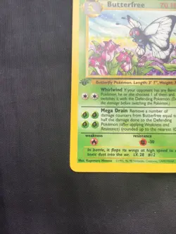 Pokemon Cards: Jungle 1st Edition Uncommon: Butterfree 33/64 - Image 5