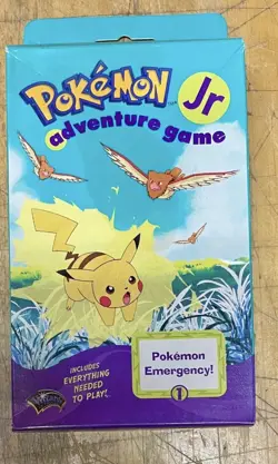 POKEMON JR ADVENTURE GAME 1999 NEW NINTENDO WIZARD PIKACHU VINTAGE CARDS - Image 1