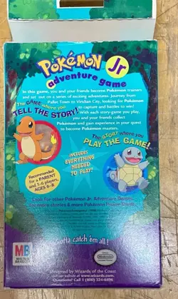 POKEMON JR ADVENTURE GAME 1999 NEW NINTENDO WIZARD PIKACHU VINTAGE CARDS - Image 3