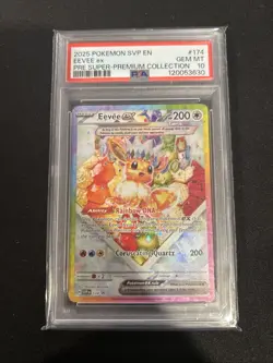 Eevee ex 174 Sv: Scarlet & Violet Promo Cards Holo PSA 10 - Image 1