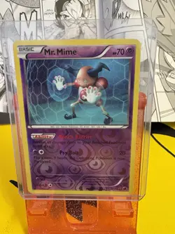 Pokemon Reverse Holo Mr. Mime Plasma Freeze Card 47/116 LP Condition - Image 1