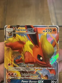 Flareon GX - SM171 - Pokemon Sun & Moon Promo Ultra Rare Card TCG Card Fire Foil - Image 2