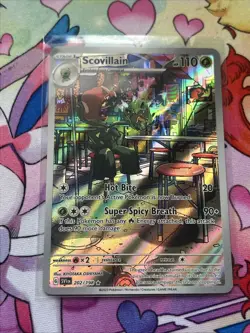 Pokemon TCG Scovillain Scarlet & Violet Base Set Holo Illustration Rare Card - Image 3
