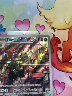 Pokemon TCG Scovillain Scarlet & Violet Base Set Holo Illustration Rare Card - Image 4
