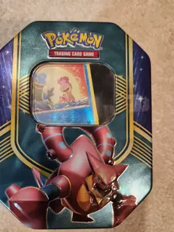 Pokemon TCG Tin (Empty) And 200 Card Lot - Image 1