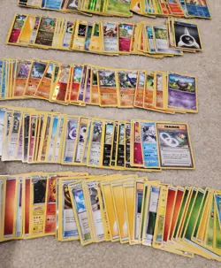 Pokemon TCG Tin (Empty) And 200 Card Lot - Image 3