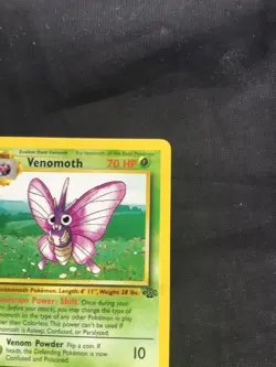 Pokemon Cards: 1st Edition Jungle Rare: Venomoth 29/64 - Image 3