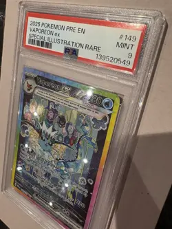 Vaporeon EX 149/131 PSA 9 Prismatic Evolutions Pokemon Card TCG Mint SIR Holo - Image 5