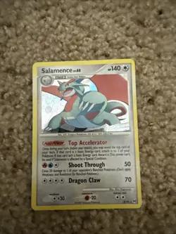 Pokemon TCG 2009 Platinum Salamance Holo Card 8/99 PSA 7 - Image 1