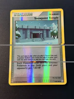 Snowpoint Temple 134/146 Legends Awakened Reverse Holo - Pokemon Card NM - Image 1