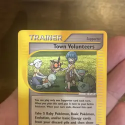 Town Volunteers - 136/147 Aquapolis - Pokemon TCG - 2003 Vintage Card TCG - Image 2