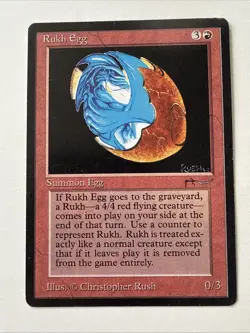 Rukh Egg (Light) Arabian Nights Regular Magic The Gathering MTG - Image 1