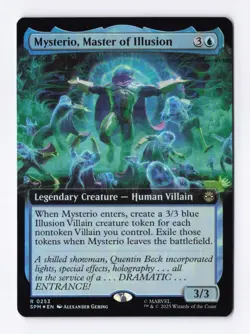 Mysterio, Master of Illusion (Extended Art) (Foil) MTG Marvel's Spider-Man (SPM) - Image 1
