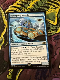 Mindspring Merfolk metal pin - MTG MagicCon Exclusive - Image 1
