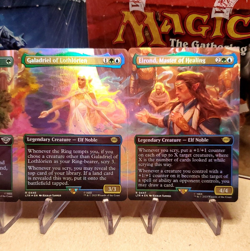 FOIL MTG Elrond, Galadriel and Many Partings FOIL LOTR Tales of Middle-earth NM - Image 3