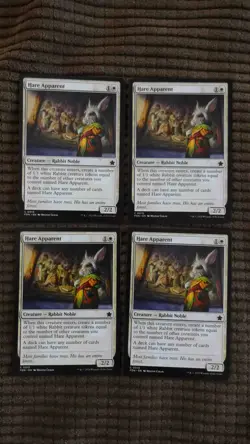 Magic: the Gathering / MtG Hare Apparent x4 Foundations - Image 1