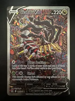 Pokemon Giratina V 186/196 Lost Origin Alt Art Ultra Rare NM/M - Ship Fast - Image 1