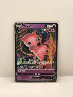 Pokemon TCG Mew V Fusion Strike 113/264 Holo Ultra Rare Near Mint - Image 1