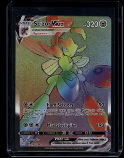 Pokemon TCG Scizor Vmax 193/189 Darkness Ablaze Secret Rare NM - Image 1