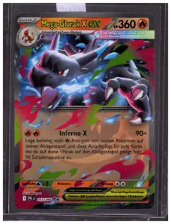 Pokemon Mega Glurak EX PFL 013/094 Fatale Flammen Holo Rare GERMAN - Image 1