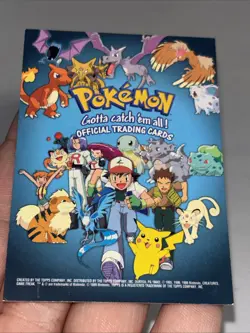 1999 Topps Pokemon TV Animation Edition Official Trading Cards Checklist - Image 1