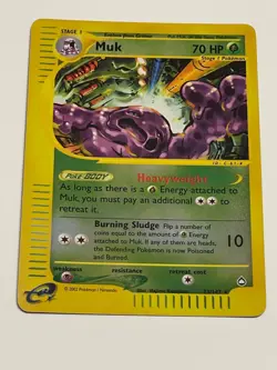 Muk 23/147 Reverse Holo Rare Aquapolis Pokemon NM - Image 1