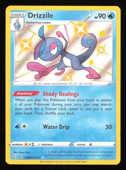 Drizzile SV026/SV122 Shining Fates: Shiny Vault Holo Pokemon LP - Image 1