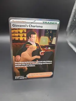 Pokemon TCG - Giovanni's Charisma 204/165 - Scarlet & Violet 151 - SIR - NM - Image 2