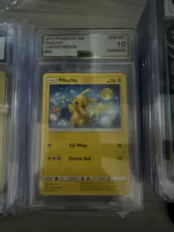 ✨Pikachu - 56/236 - Unified Minds - ✨AGS 10✨Pokemon TCG✨ - Image 1
