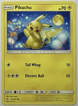✨Pikachu - 56/236 - Unified Minds - ✨AGS 10✨Pokemon TCG✨ - Image 2