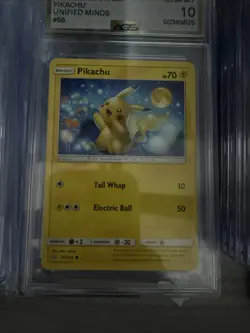 ✨Pikachu - 56/236 - Unified Minds - ✨AGS 10✨Pokemon TCG✨ - Image 3