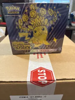 Pokemon SV08 SV Surging Sparks Elite Trainer Box New Sealed Case ETB (10) - Image 1