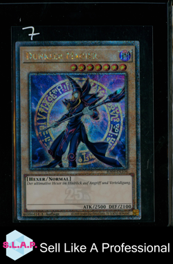 DUNKLER MAGIER YU-GI-OH! DE106 2025 RA04 1. AUFLAGE 8TH TCG ART-QCSCR DEUTSCH - Image 1