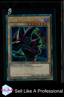 DARK MAGICIAN YU-GI-OH! EN106 2025 RA04 1ST EDITION ARKANA ART-QCSCR ENGLISH - Image 1