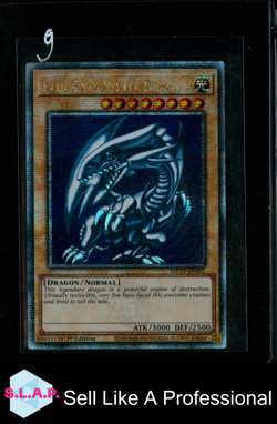 BLUE-EYES WHITE DRAGON YU-GI-OH! EN001 2025 MP24 1ST EDITION ENGLISH - Image 1