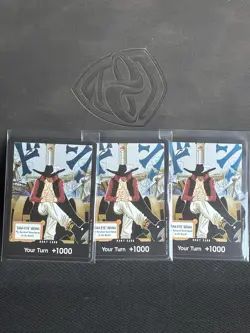 One Piece TCG - OP14 & EB04 The Azure Sea's Seven - 3x Don! Card Dracule Mihawk - Image 1