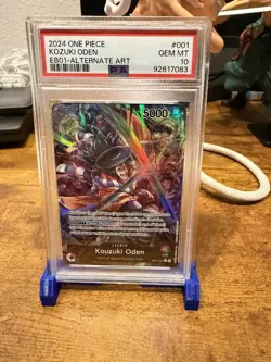 Kouzuki Oden EB01-001 Alternate Art One Piece PSA 10 English - Image 1