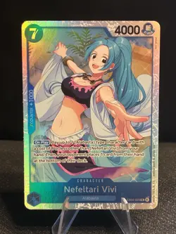 One Piece CCG Nefeltari Vivi EB04-025 SR THE AZURE SEA'S SEVEN ENGLISCH OP14 - Image 1