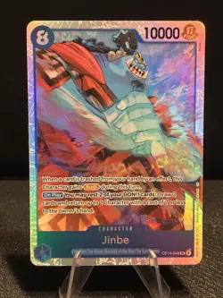 Jinbe OP14-049 SR - The Azure Sea’s Seven (OP14) - One Piece TCG - Englisch - NM - Image 1