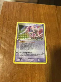 Deoxys 17/107 EX Deoxys Reverse Holo Stamped Pokemon Card 2005 - Image 1