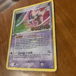 Deoxys 17/107 EX Deoxys Reverse Holo Stamped Pokemon Card 2005 - Image 2