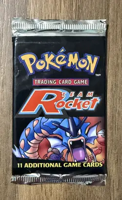 Pokemon TCG Team Rocket WOTC Pack (SEALED) Gyarados Art - 11 Cards - Image 1