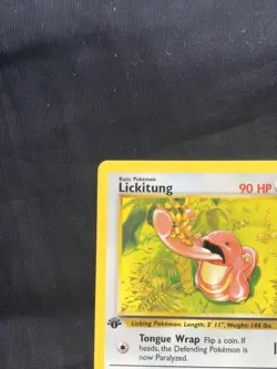 Pokemon Cards: Jungle 1st Edition Uncommon: Lickitung 38/64 - Image 2