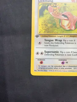 Pokemon Cards: Jungle 1st Edition Uncommon: Lickitung 38/64 - Image 5