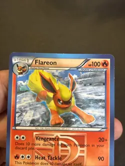 Pokemon TCG Flareon Plasma Freeze 12/116 Mid Era Non Holo Card - Image 2